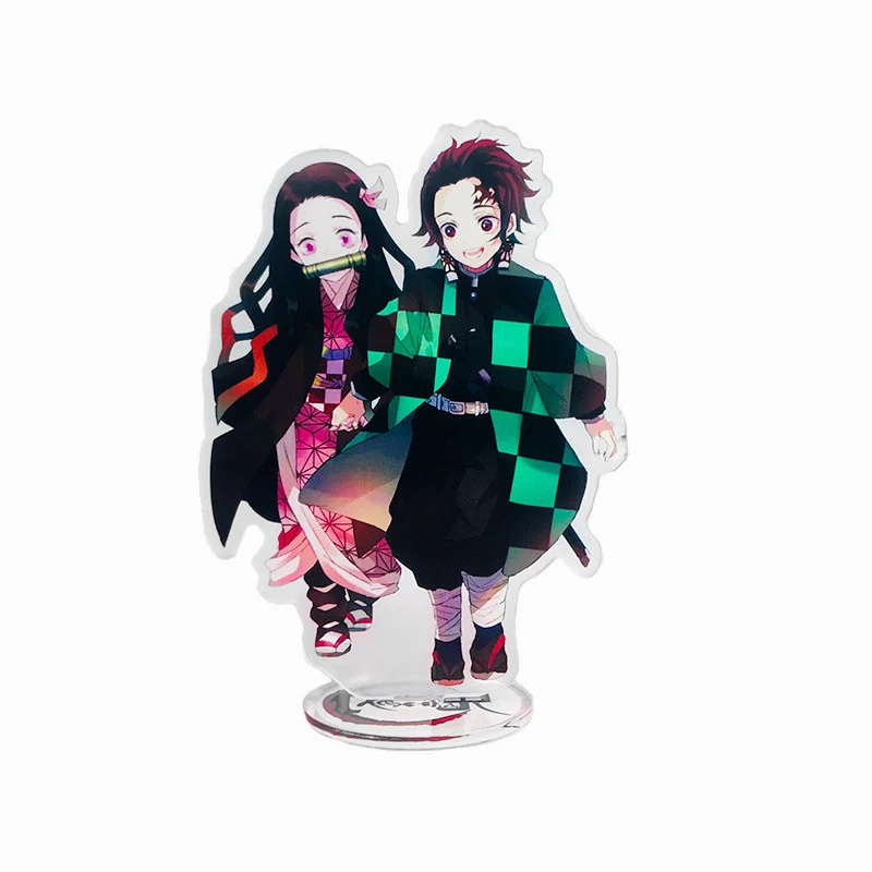 Tanjirou фигурка коллекционные модели игрушки Demon Slayer Kimetsu no Yaiba ПВХ кукла для женщин мужчин детей косплей ювелирные изделия подарок - Цвет: Слоновая кость