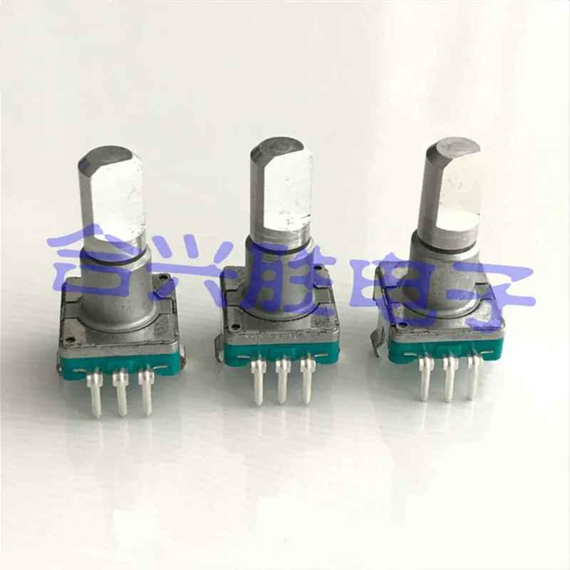 EC11 encoder with push switch 16 positioning 8 pulse shaft length 17MM diameter 6MM stroke 0.5MM | Обустройство дома