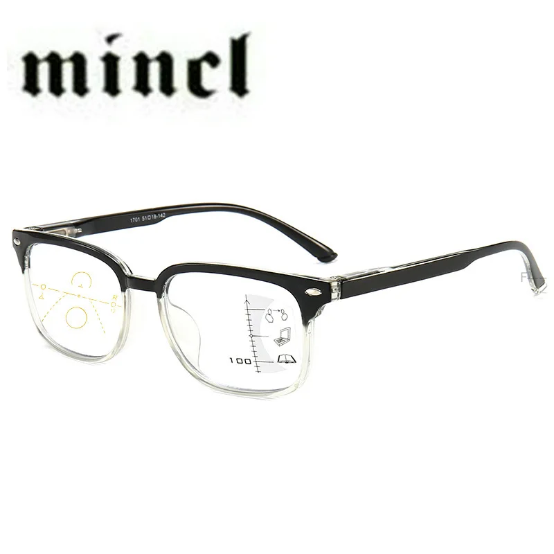 Анти-синий светильник, очки для чтения, для женщин, прогрессивные, Мультифокальные градусов, кольцо, фокус, прогрессивные очки для дальнозоркости FML