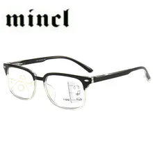 Анти-синий светильник, очки для чтения, для женщин, прогрессивные, Мультифокальные градусов, кольцо, фокус, прогрессивные очки для дальнозоркости FML