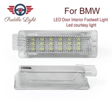 2x 18smd светодиодный двери межкомнатные ног светильник светодиодный любезно светильник автомобильный Стайлинг для BMW F01N/F02N/F03N F30 F31 F32 F34 F10LCI F11LCI
