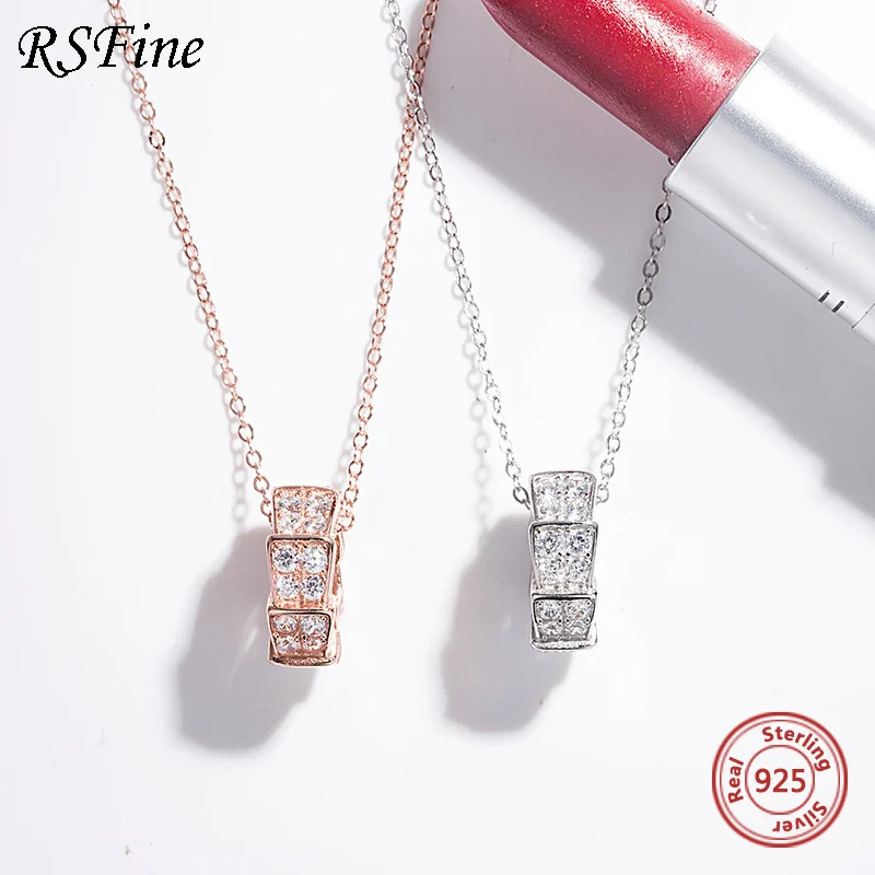 Цепочка женская из серебра 925 пробы под змеиную кожу | Украшения и аксессуары