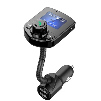 

Double USB Car Charger for Phone Bluetooth 5.0 Wireless FM Transmitter MP3 Player Dual USB Charger TF Card HandFree Car Kit