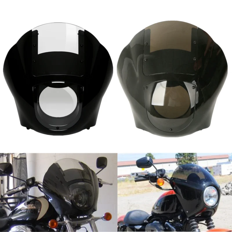 

Motorcycle ABS Quarter Fairing Windshield For Harley Sportster XL 883 1200 1988-2016 Dyna 1995-2005 FXR 1986-1994