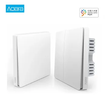

Aqara Wall Switch ZigBee Fire Wire and Zero Line light Remote Control Wireless Key Wall Switch Without Neutral Mi Home