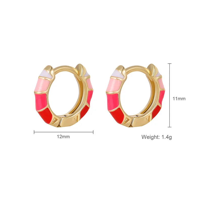 Hoop Earrings Small Jewelry for Kids Girls Party Birthday Gift