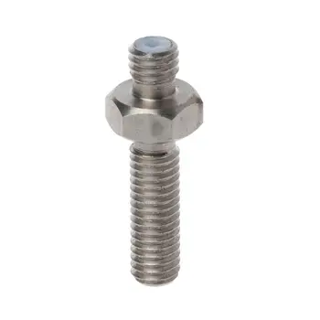 

1.75mm M6x30 MK8 Screw Nut Integrated Throat with Teflon Tube For 3D Printer