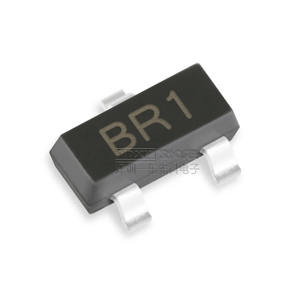 50pcs/lot New original 2SB709A 2SB709 BR1 SOT23 SMD Transistor+ | Хранилища для электроники