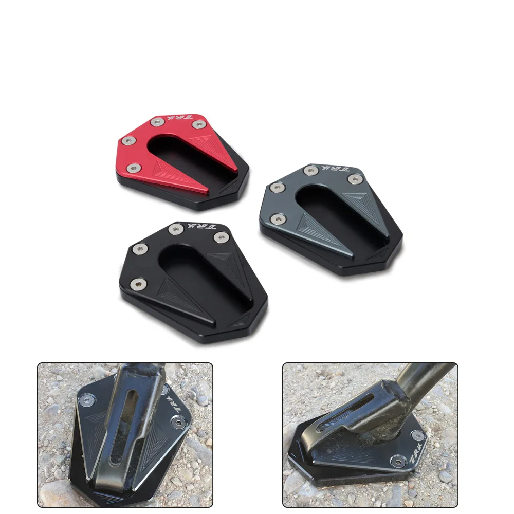 

For Benelli TRK 502 2017 2018 CNC Aluminum Foot Kickstand Extension Pad Plate Side Stand Enlarger TRK502 Motorcycle Accessories