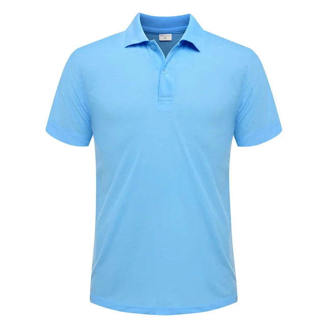 เสื้อโปโลขายส่ง Polo Shirt Custom Cheap Men T-shirt Personal Group Embroidered Mens Solid Color Polo Logo Custom 20