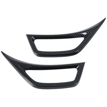 

2Pcs ABS Texture Car Leaf Plate Air Inlet Trim Cover Fit for Wrangler JL 2018
