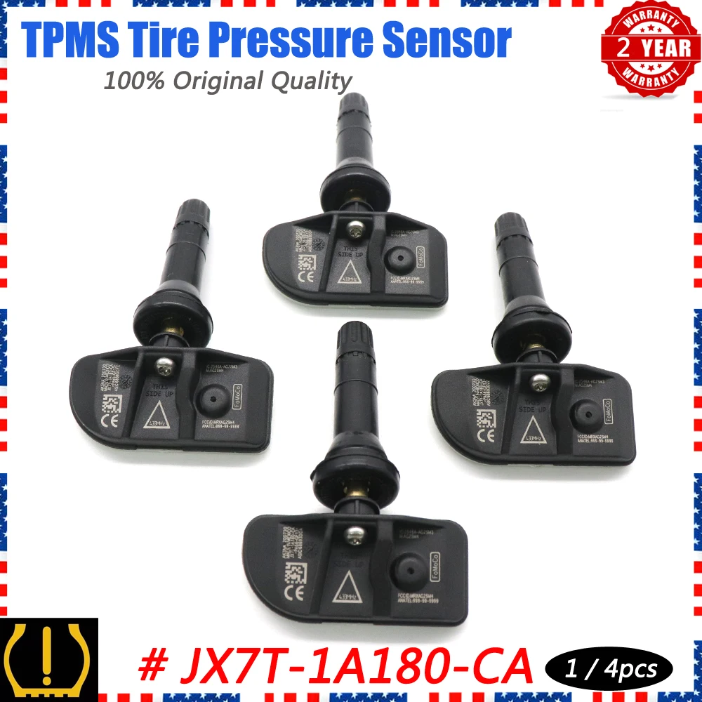 4 TPMS 433MHz Tire Pressure Sensors For Ford Expedition Explorer