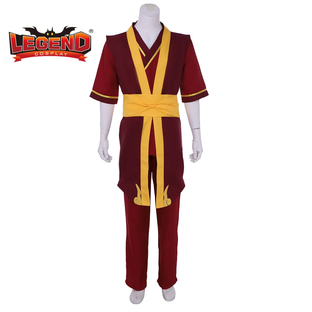 Avatar The Last Airbender Prince Zuko Cosplay Costume Outfit Halloween ...