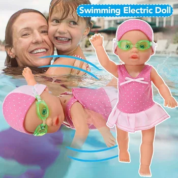 

Children Waterproof Electric Swimming Doll Education Smart Breaststroke Beach Float Water Toy Water Game Bath Toys For Baby Kids
