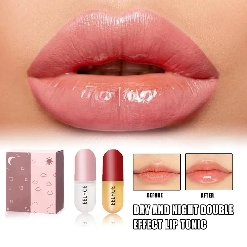 Plump Lips Lip Care Essence Natural Moisturizer Lip Enhancer for Fuller Beautiful Fuller Moisturized Clear Lip Oil