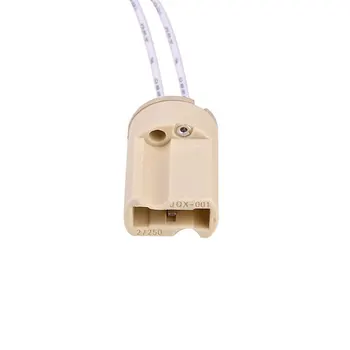 

G9 Lamp Holders Teflon Wire Light LED Ceramic Light Holder Base Socket Cable Connector Length 15CM Halogen Bulb Converter