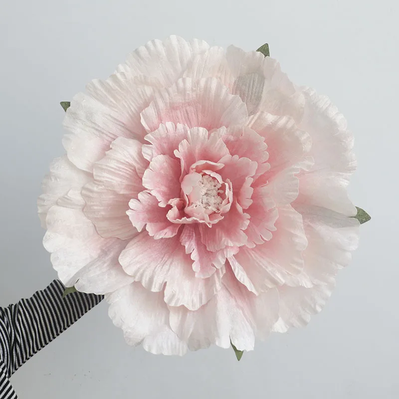 Large Simulated Peony 40CM-100CM Wedding Festival Background Decoration Flannelette Stage Props Home Fake Flowers | Дом и сад