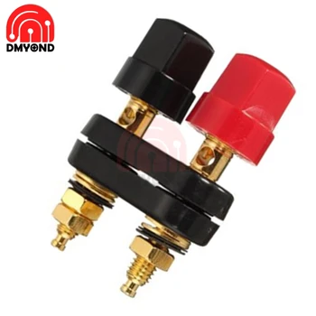 

Red Black Banana Plug Couple Speaker Terminals Connector Post Power Amplifier Terminal Binding Post Banana Speaker Plug Jack
