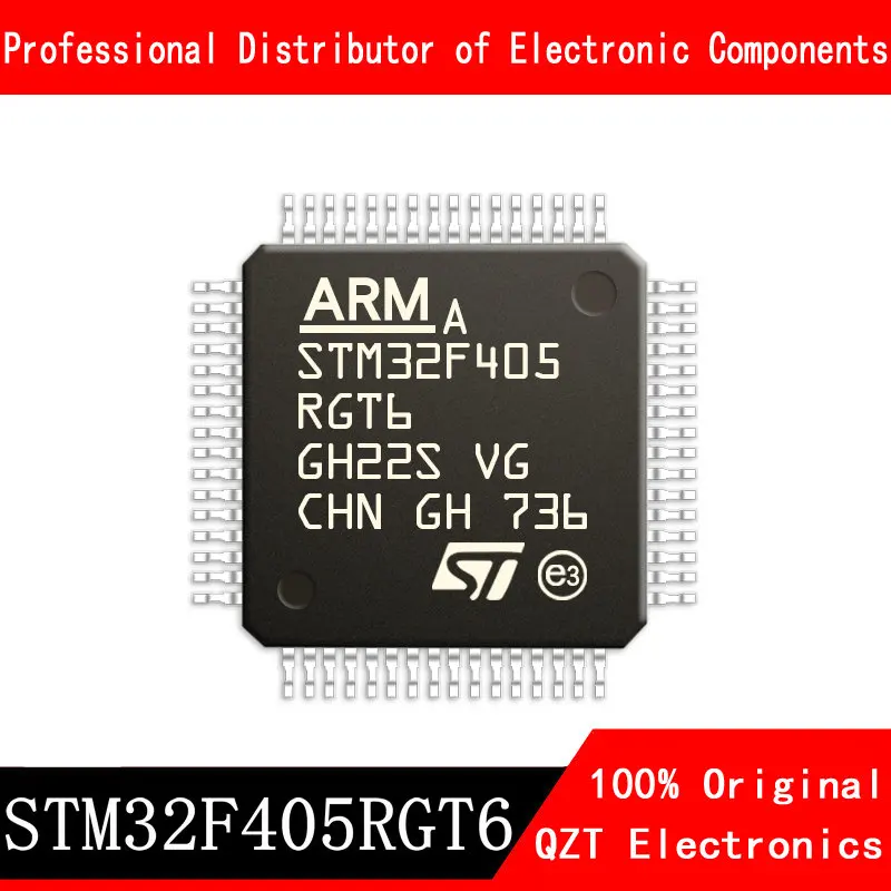 5pcs/lot new original STM32F405RGT6 STM32F405 32F405RGT6 QFP64 microcontroller MCU In Stock 5pcs mc9s08dz32aclh mc9s08dz32 qfp64 single chip microcontroller chip new original