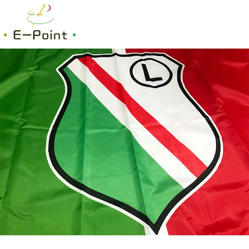 Польша Legia Warsaw 3ft* 5ft(90*150 см) размер рождественские украшения для домашнего флага баннер подарки