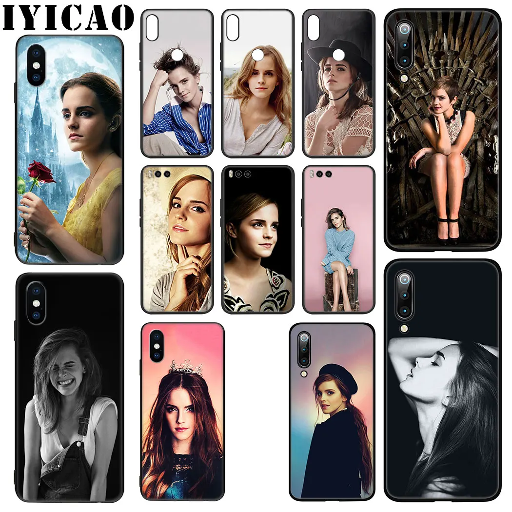 Мягкий чехол IYICAO Emma Watson для Xiaomi Mi 10 9 8 A3 A2 9T Pro Lite A1 CC9 CC9E 5X 6X чехол|Бамперы| |