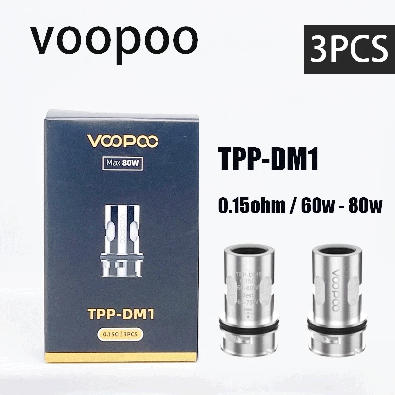 3 шт. TPP DM1 сетчатые катушки сопротивление 0 15 Ом DL катушка 60-80 Вт для Drag X Plus S Pro Pod Mod |