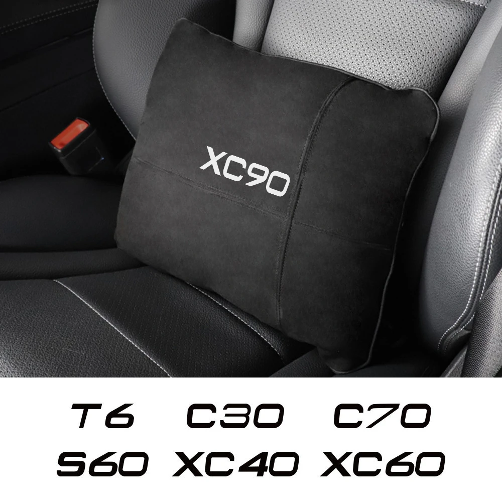 Car Lumbar Pillow Back Support For Volvo Xc90 Xc60 C30 T6 S60 C70 Xc40