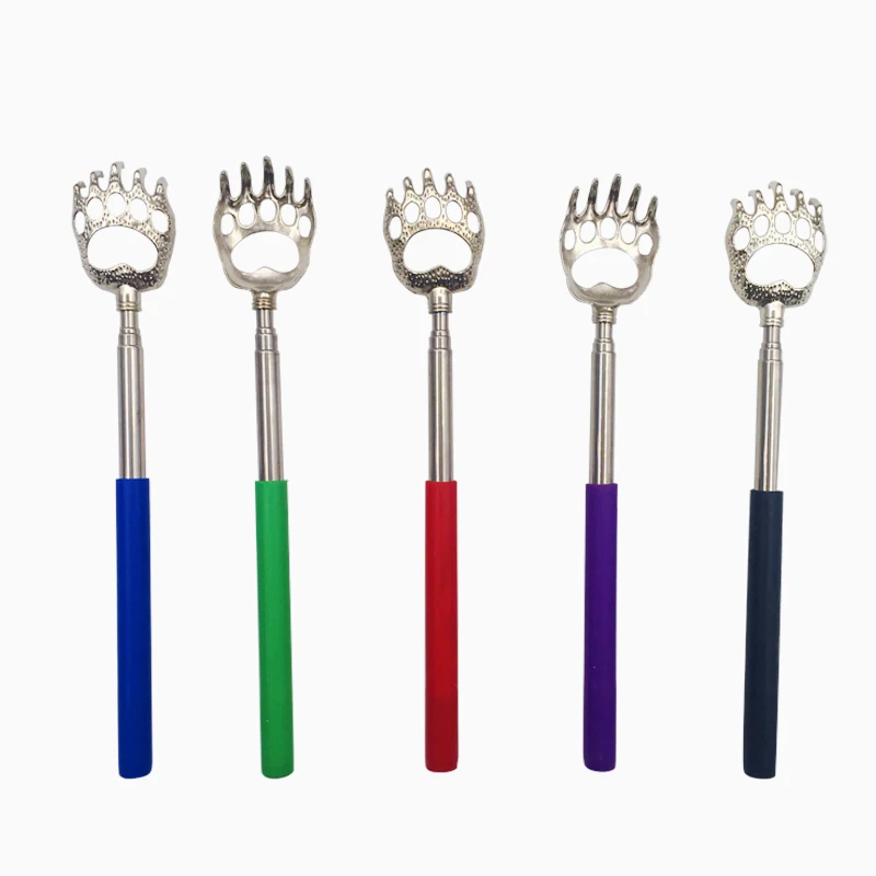 Back Massager Scratcher Telescopic Scratching Backscratcher Kit Back Scraper Anti Itch Self Massager Bear Claw Extender Hackle