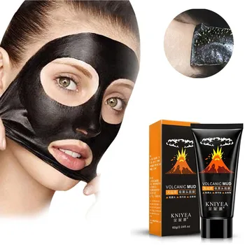 

KNIYEA Black Head Mask Volcanic Mud Dead Skin Remove Shrink Pores Mask Acne Nose Film Spot Pull Type Black Head Suck Deep clean