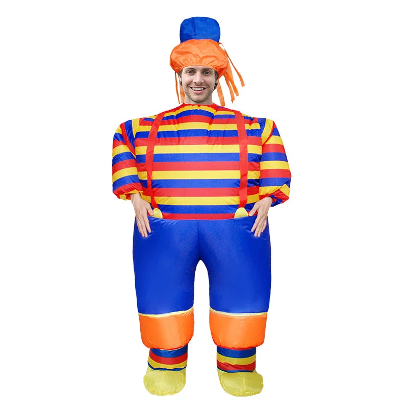 

Inflatable Clown Costume Christmas Halloween Stage Show Cosplay Party Clothing FDC99