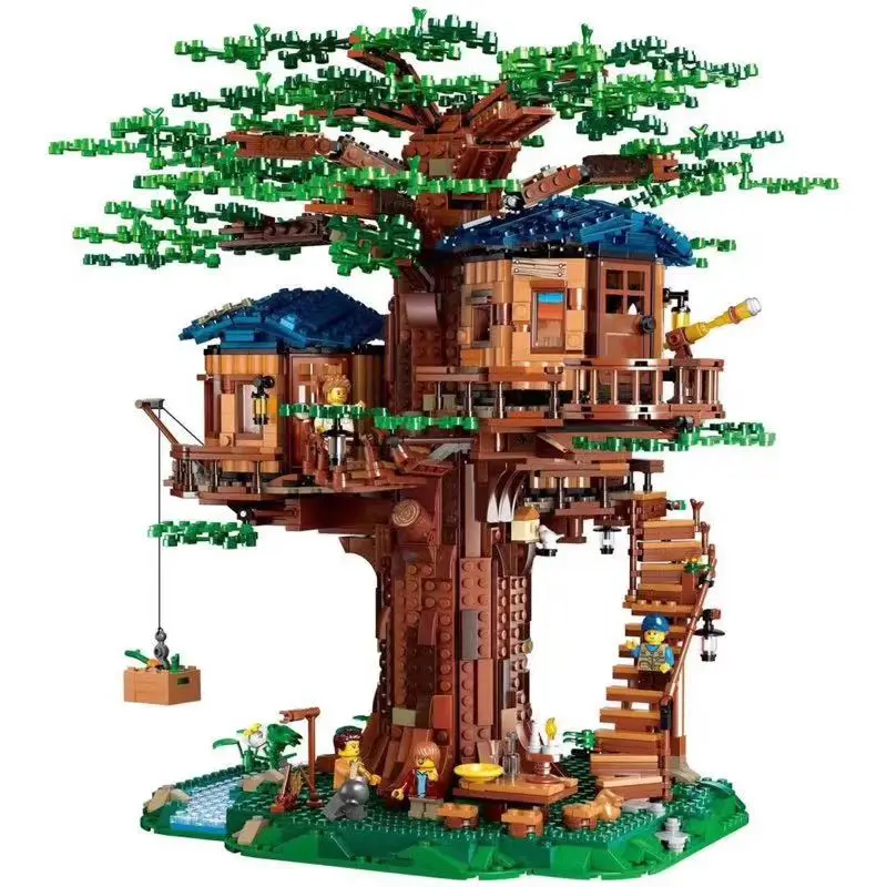 

New 3000PCS+ Tree House The Biggest Ideas Legoed 21318 Model Building Blocks Bricks Kids Educational Toys Gifts