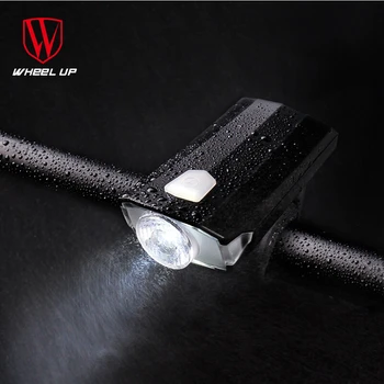 

WHEEL UP Bicycle Lights IPX4 Waterproof Headlight USB Rechargeable Cycling Light Mini Anti-glare XPE Lamp Beads Floodlight