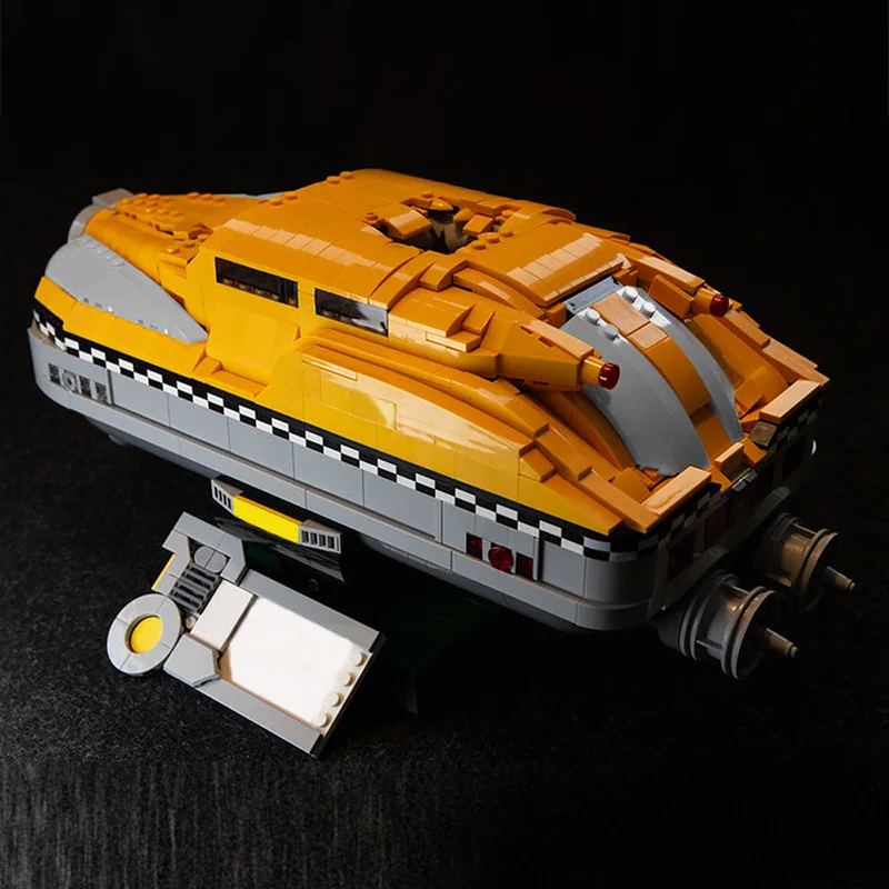 US $115.63 MOC Space Series 5th Element Taxi Rocket Future Building Blocks Bricks Children Movie Classic Collection Toy Gift