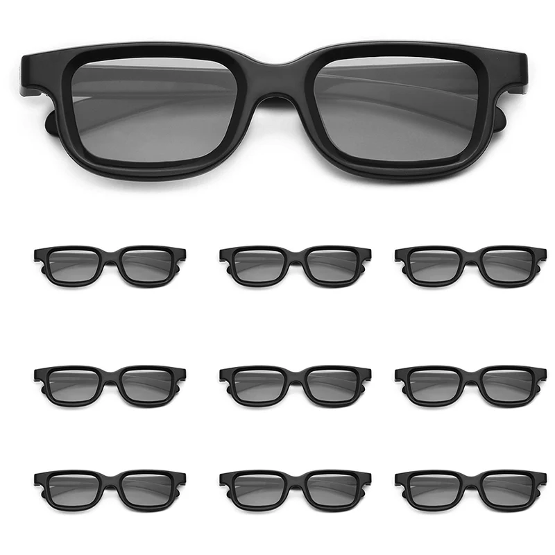 50 шт. VQ163R поляризованные Пассивные 3D очки унисекс для 3D ТВ реального 3D кинотеатра s для sony 3D кинотеатра умные очки - Цвет: 10 PCS