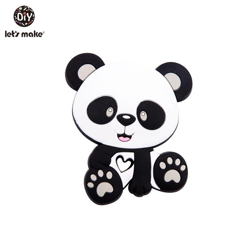1ER12951 Let'S Make 1Pc Silicone Baby Teether Toddler Toys Diy Stroller Accessories For Pacifier Chain Owl Food Grade Toys Baby Teether - Цвет: 1ER12951
