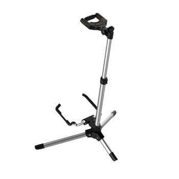 

NEW-AROMA AGS-10 Foldable Aluminum Guitar Stage Stand for Classical Electric Acoustic Guitar Bass Universal Guitars Bracket Fold