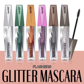 

1pcs Shimmer Mascara Long-lasting Mascara Waterproof Smudge-proof Brighten Glitter Mascara Eye-makeup Easy to Color