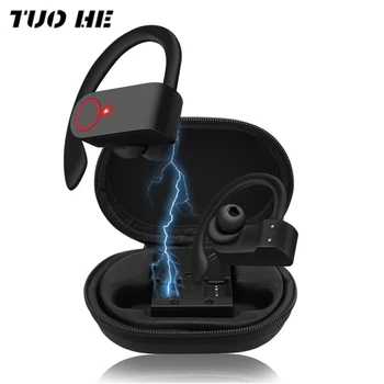 

Bluetooth Earphones 5.0 TWS Wireless Headphons Waterproof Sport Earbuds HiFi 3D Stereo Gaming Headset With Mic Charging Box