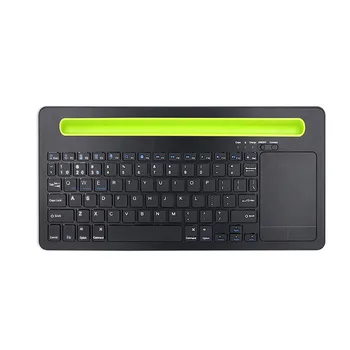 

HOT-Multifunction Bluetooth Wireless Keyboard 78 Keys Press Pad Keyboard For Ios Windows Android Os System With Touchpad