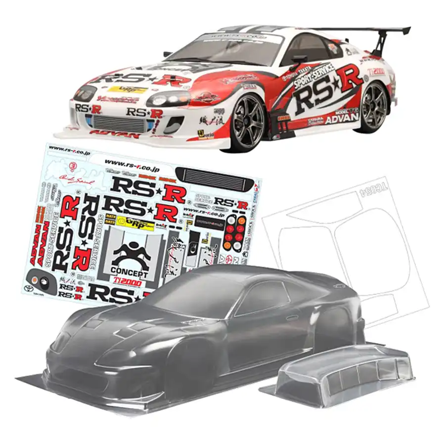 チームcトヨタスープラ00 Pcのための明確なボディシェル258ミリメートルホイールベース1 10 Rcドリフト車フラットランニング電気車 Parts Accessories Aliexpress