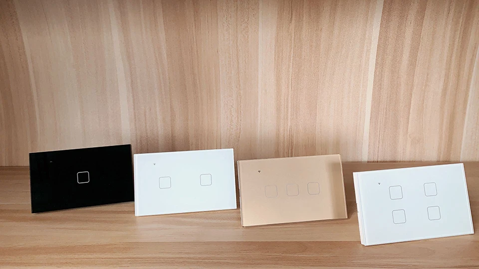 Interruptor de Lâmpadas, Painel Tátil de Vidro,