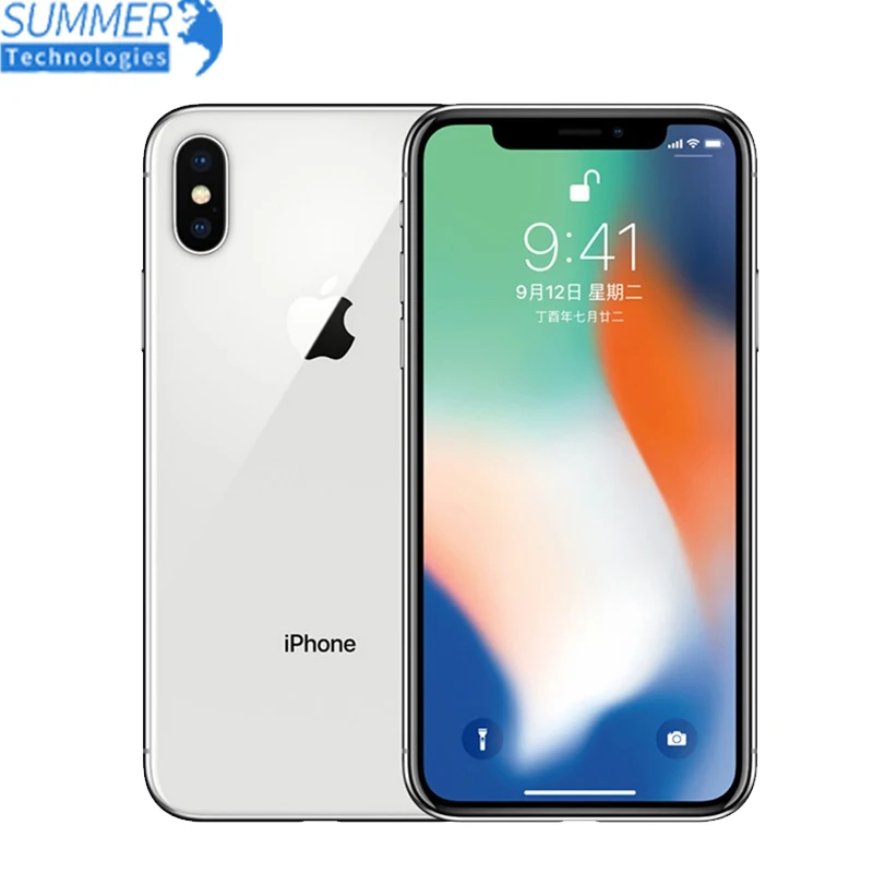 Original Factory Unlocked Apple Used iPhone X A11 IOS Hexa Face ID ROM