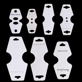 

100Pcs Fashion Jewelry Necklace Earring Bracelet Display Paper Holder Cards