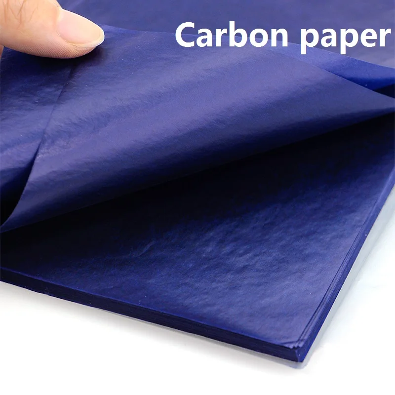 16K 97Sheets Blue + 3Red Double Sided Carbon Paper 255x185mm