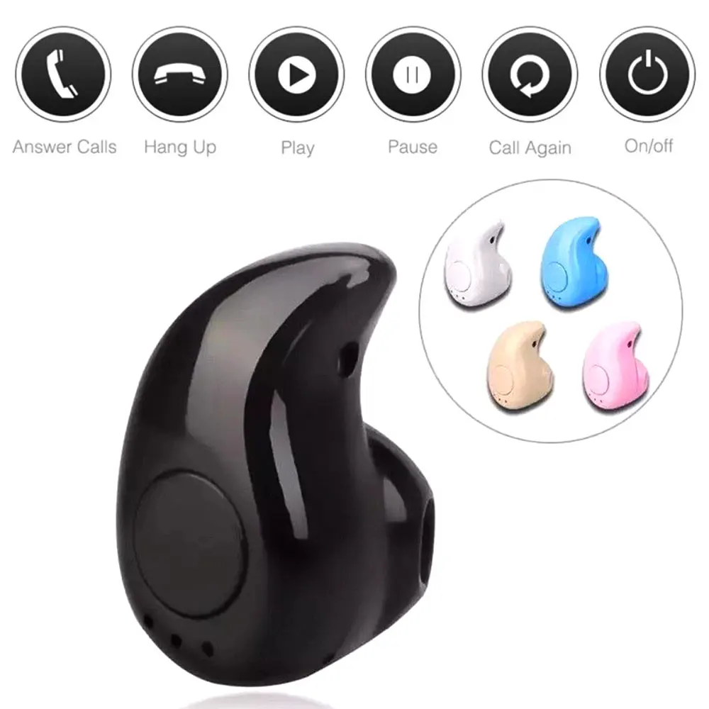 

Mini Bluetooth Headphone S530 Wireless Earphone In Ear Sport Headset Earpiece with Mic Handsfree for IPhone 8 Samsung Xiaomi