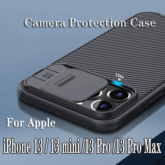 For iPhone 13 Pro Max Case For iPhone 13 Cover NILLKIN CamShield Pro Slide Camera Back Protector Cover For iPhone 13 mini Case 1