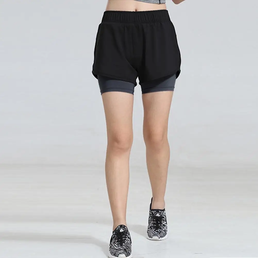 MISSKY/Новинка года, летние шорты для мужчин,, цветные поддельные шорты из двух предметов, быстросохнущие эластичные тонкие Пляжные штаны, мужская одежда