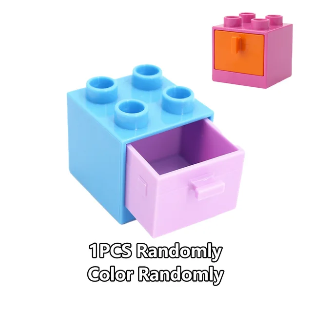 DIY Accessories Bricks Treehouse Base Plate Window House Sofa Furniture Large Particle Big Size Building Blocks Birthday Kid Toy HM-PJ-14