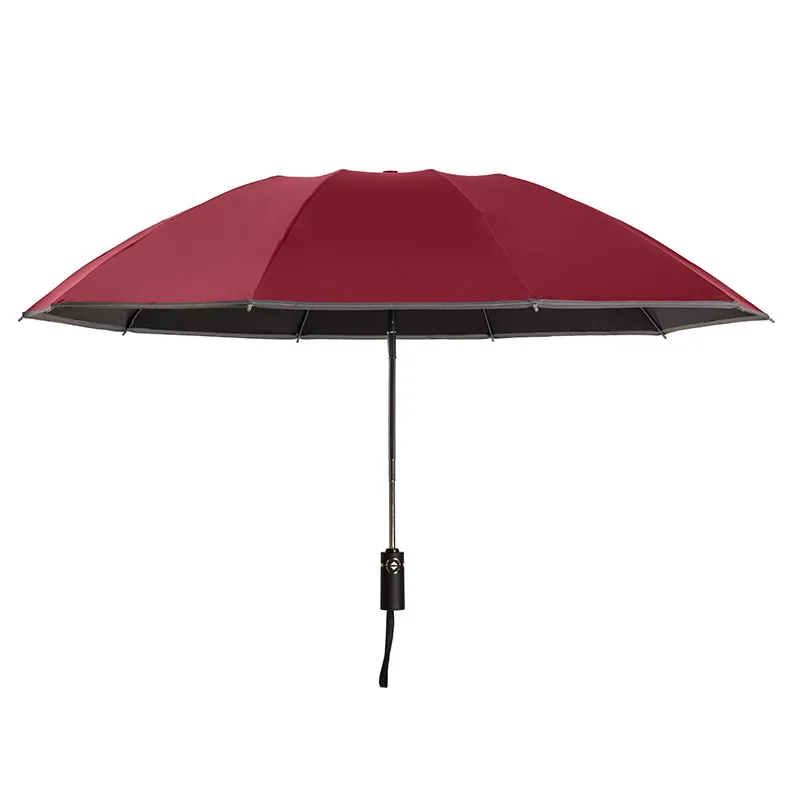 

TTK 3 folding umbrella 23 inch 10K Strong windproof big umbrella luxury women umbrela UV ladies umbrella