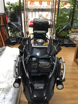

Motorcycle ABS Clear Windshield Windscreen Deflector Front Wind Glass Airflow for BMW R1200GS LC 2013 2014 R1200 GS 13 14